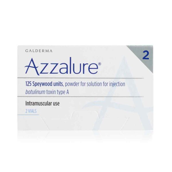 AZZADOUBLE_TOXINS_FRONT Azzalure 125IU (2 Vials)