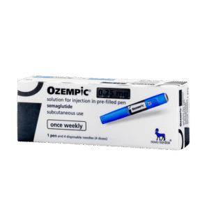 Ozempic 0.25mg solution for injection in a pre-filled pen